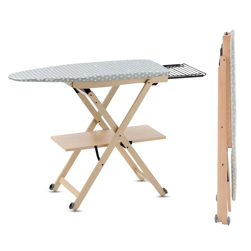ARIT STIROCOMODO - Tabla de planchar, Tabla Planchar, Tabla de planchar plegable, Ajustable en altura 84-93 cm, Madera, haya maciza, Made in Italy