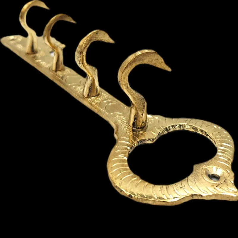 Colgador Perchero Estilo Antiguo Dorado latón - Elegancia y Funcionalidad para su Hogar