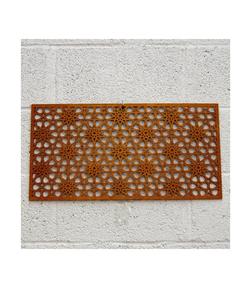 Celosía de madera - diseño mekness - 60 x 30 cm