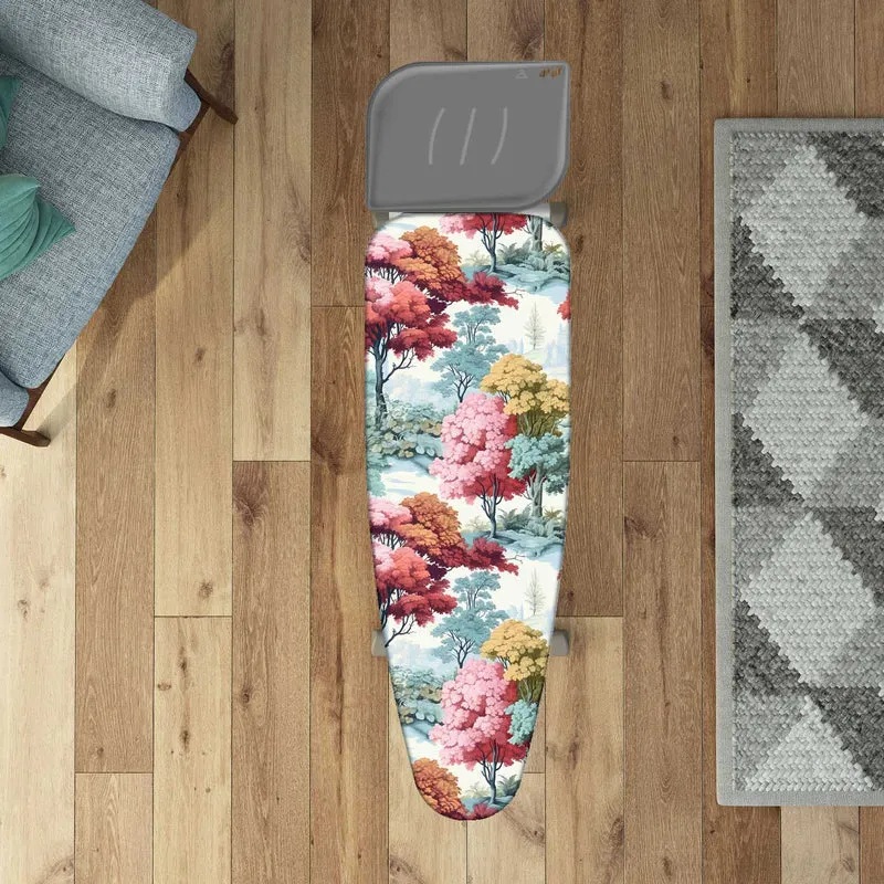 Colombo Autumn Vibes - Funda Tabla Planchar, tamaño XL, 140×55 cm, 2 capas, algodón 100 % y molton, clip de fijación, Hecha en Italia, alta calidad