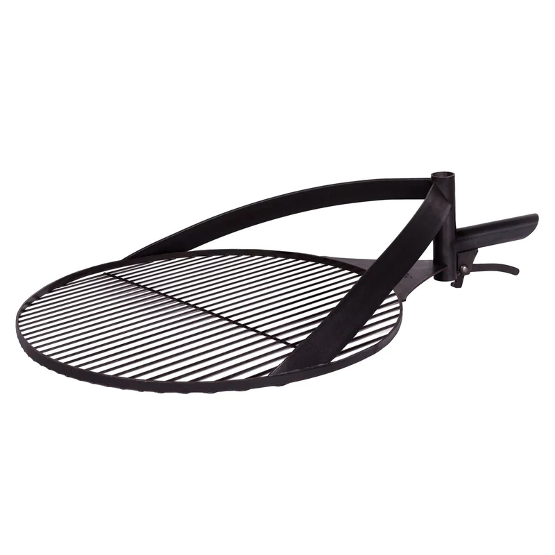 Cook King - Rejilla con asa para brasero - Acero natural, Diámetro 50 cm, 60 cm | Apto solo para el brasero MONTANA X