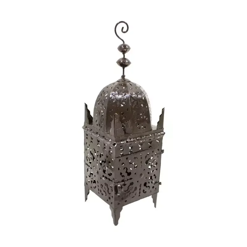 Lámpara Marroquí de Metal Estilo Andalusí para Exterior e Interior