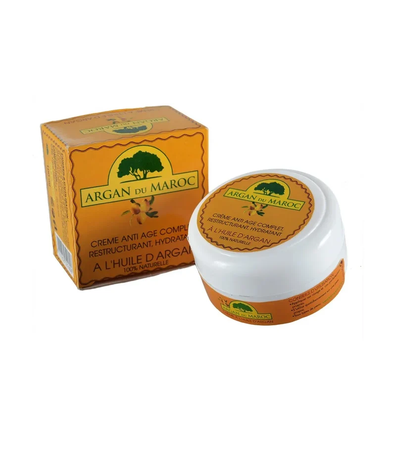 Crema Facial de Aceite de Argán Marroquí - Argan Du MAroc Anti-Edad e Hidratante - 100 ml