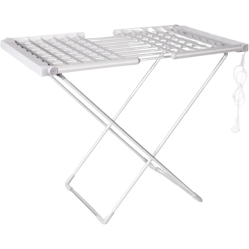 Compact Heated Clothes Dryer Foldable Indoor Drying Rack