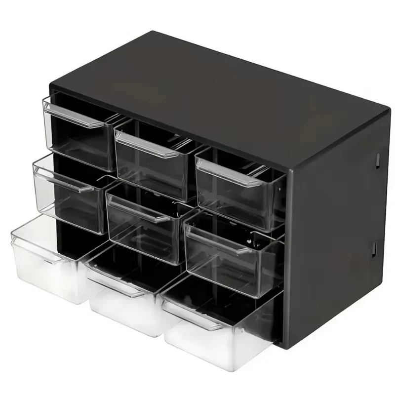Drawer organizer with multiple compartments for cosmetics, office, and home