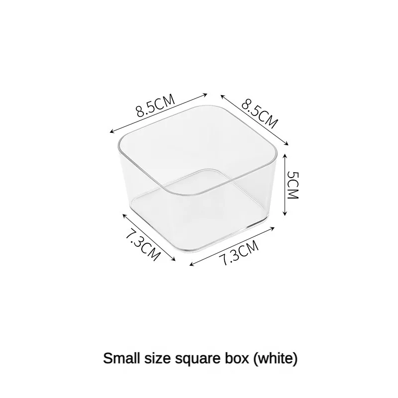 Stackable drawer organizer set for cosmetics and daily accessories