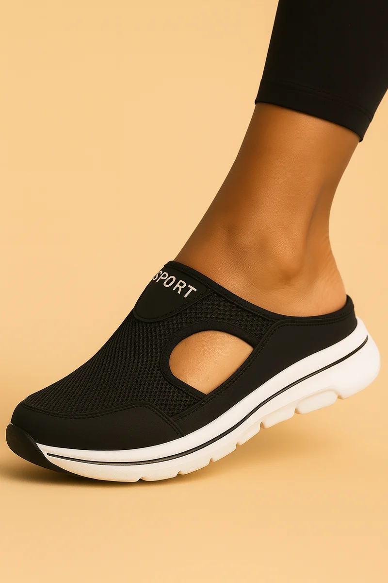 Women's Supportive Home Slippers with Open Heel