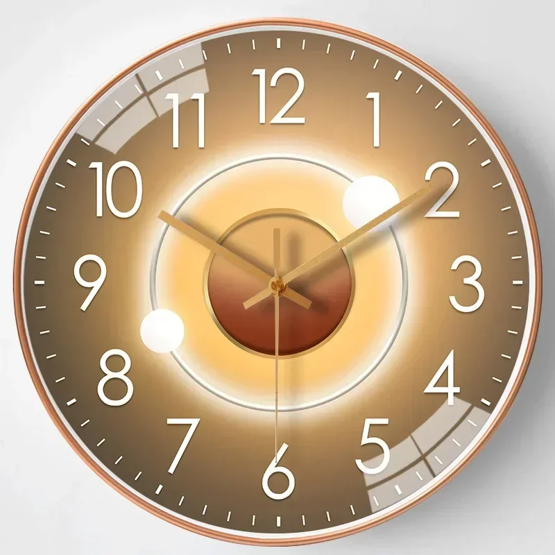 Elegant Silent Decorative Wall Clock for Home
