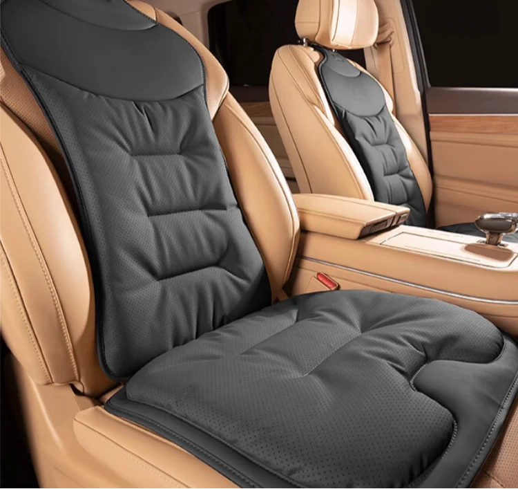 Car seat cushion with lumbar support breathable back pain relief