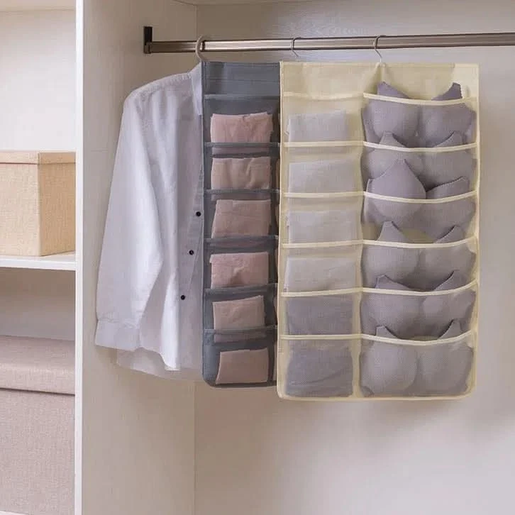 Organizador de Ropa Interior Colgante de Gran Capacidad