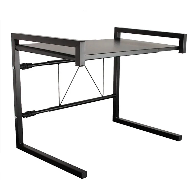 Estante de Metal para microondas con largo ajustable
