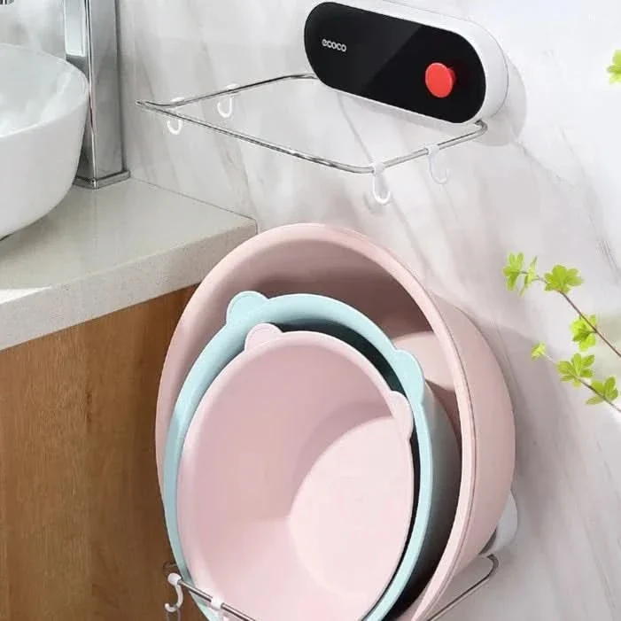 Estante Plegable ECOCO Multifuncional con Ganchos