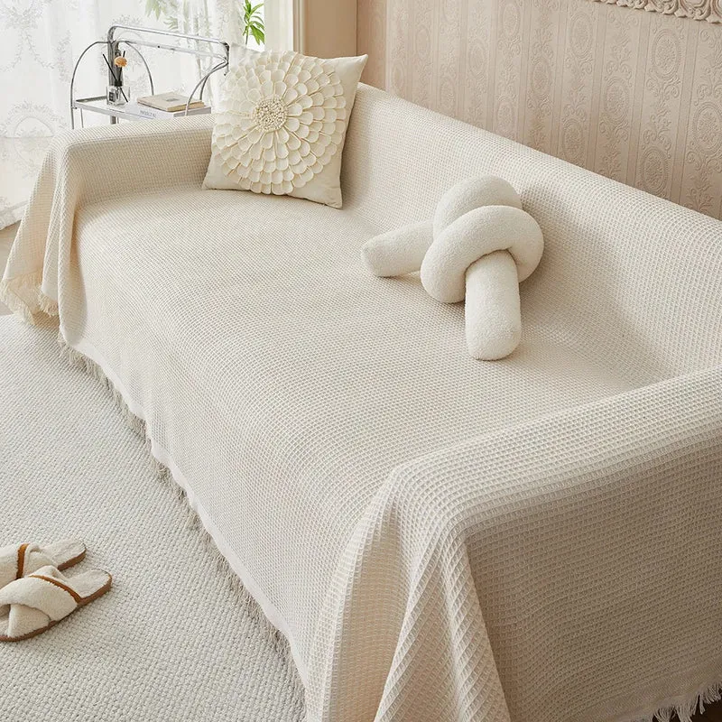 Modern breathable cotton sofa cover – Thick furniture protector