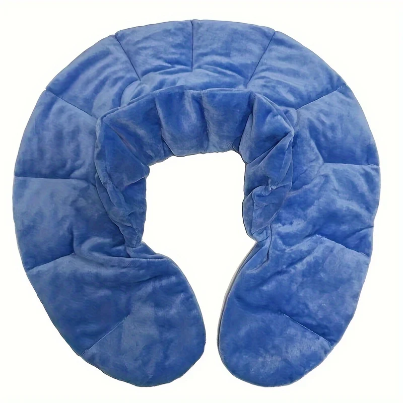 Portable warming pillow for neck and shoulders – perfect for travel use