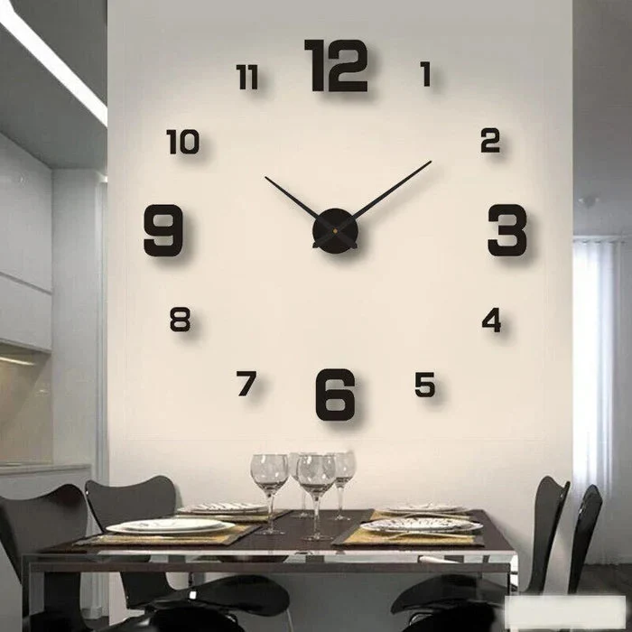 Decorative wall clock for modern interiors