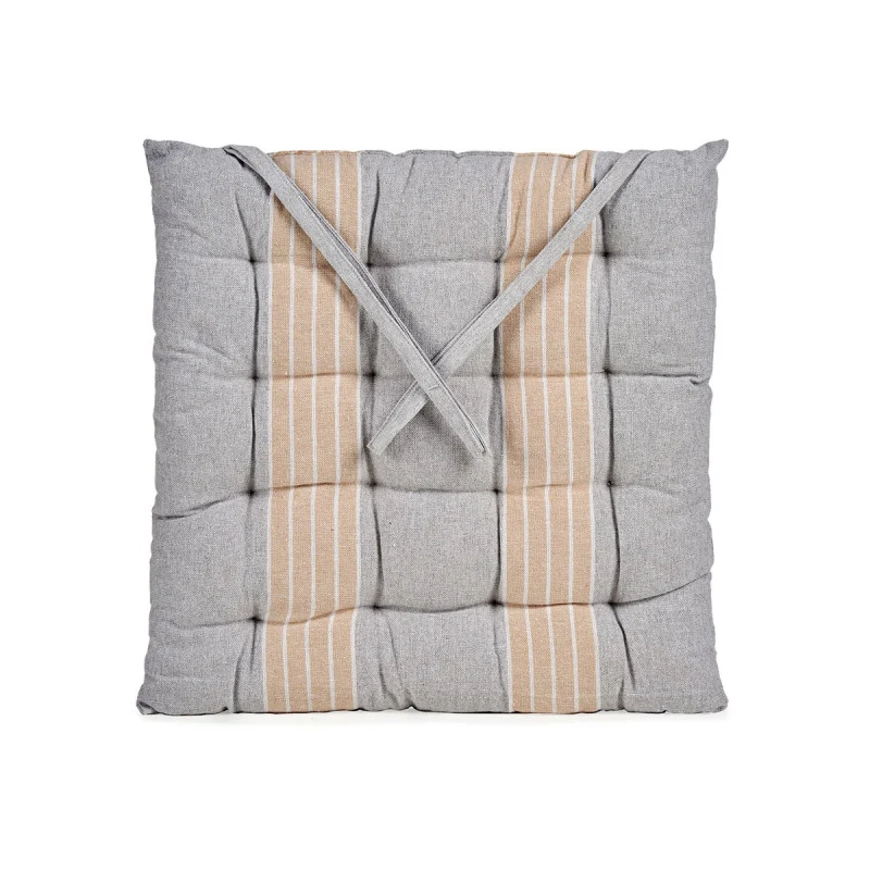 COJIN SILLA RAYAS GRIS