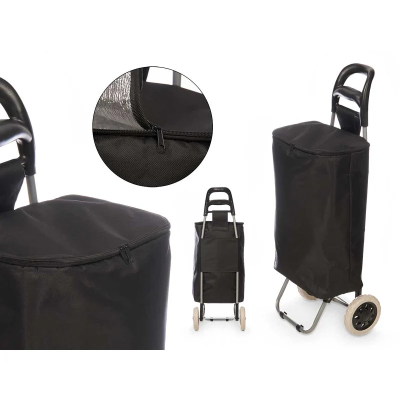 CARRO COMPRA TERMICO 32L NEGRO