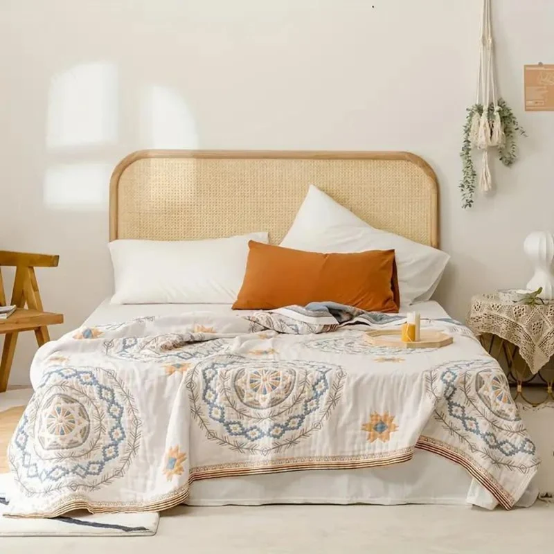 Stylish mandala decorative interior throw