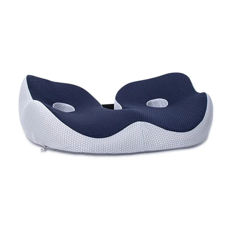 Memory foam pillow for posture and back improvement