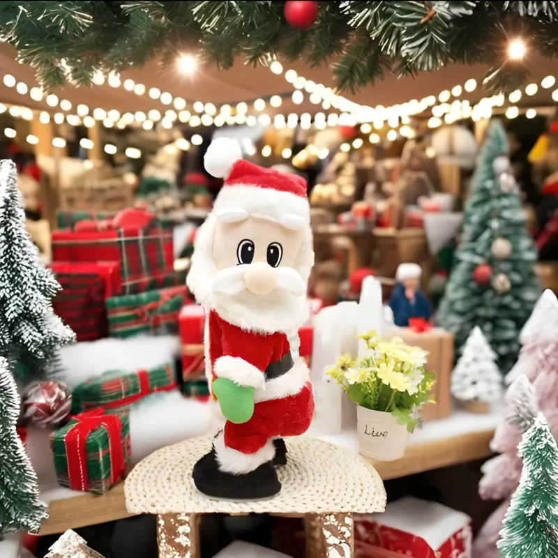 Festive Moving Santa Christmas Decoration