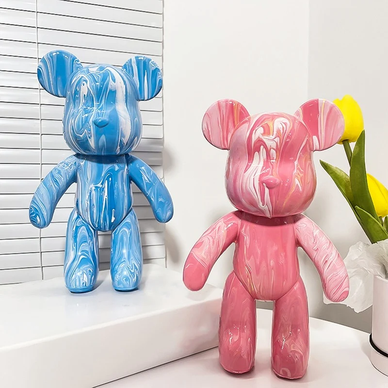 Vibrant Personalized Art Deco Teddy Bear