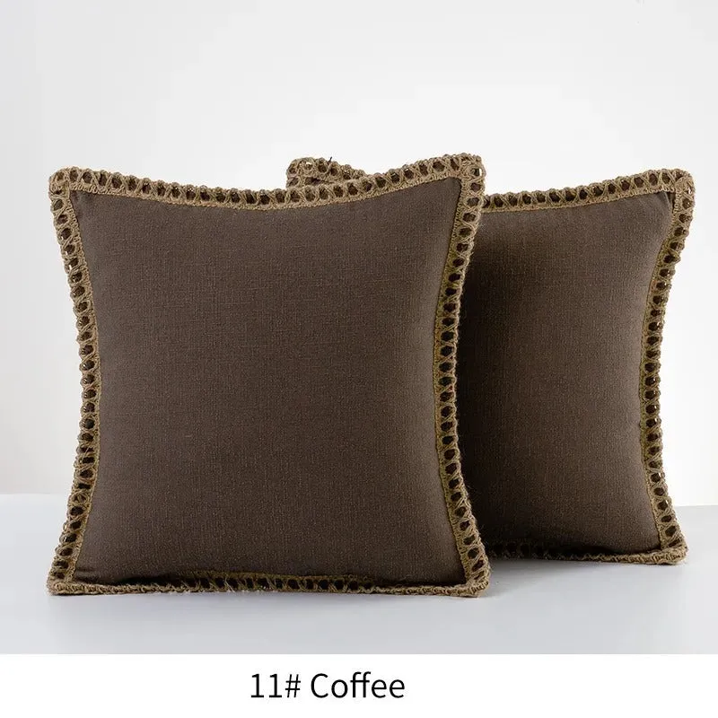 Trendy Rustic Decorative Pillowcase
