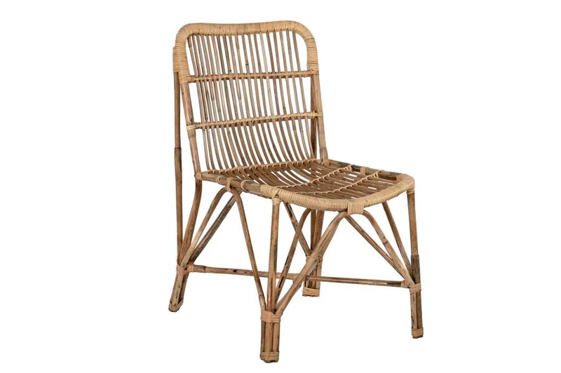 SILLA RATAN BAMBU 47X61X84 NATURAL NATURAL