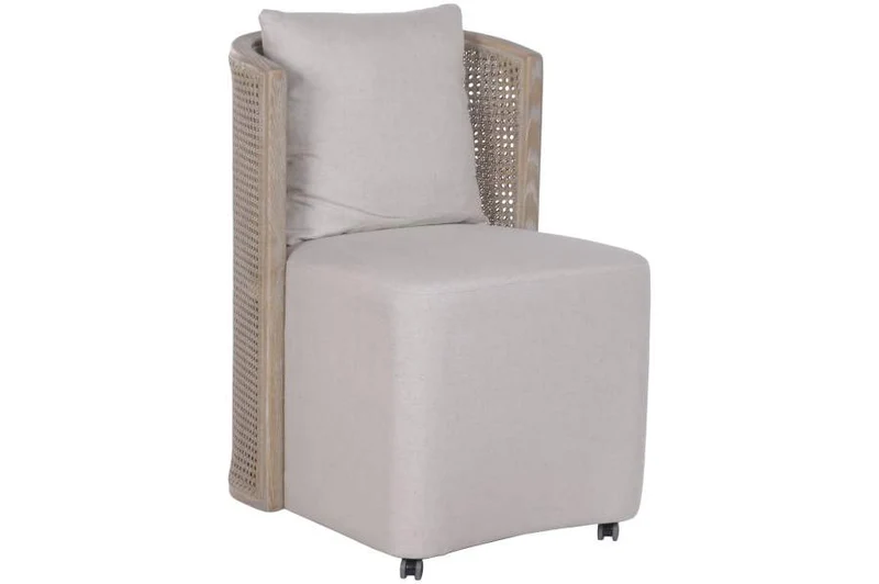 SILLA FRESNO LINO 54X60X78 RUEDAS