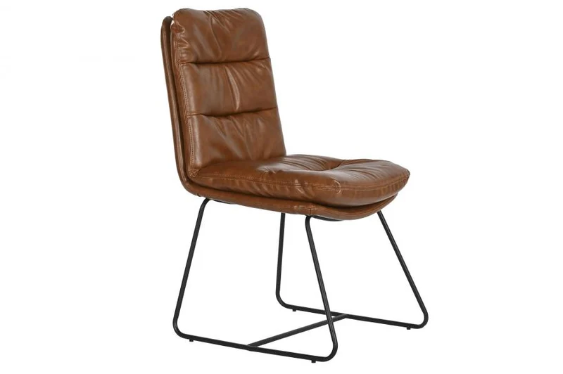 SILLA ECOPIEL METAL 71X49X90