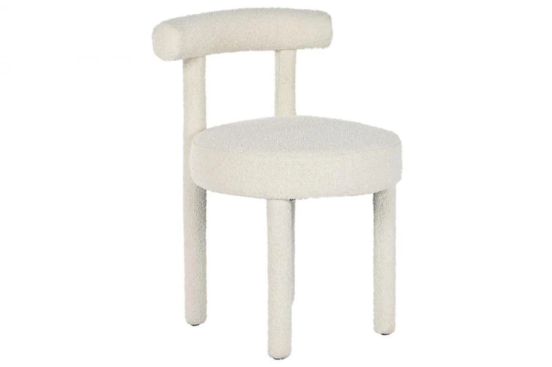 SILLA ARCE POLIESTER 51X52X74 BOUCLE CRUDO