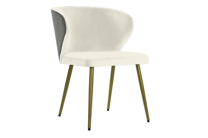 SILLA POLIESTER METAL 58X58X78 BLANCO