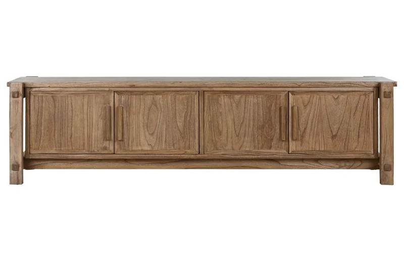 MUEBLE TV MADERA RECICLADA OLMO 181X45X48 NATURAL