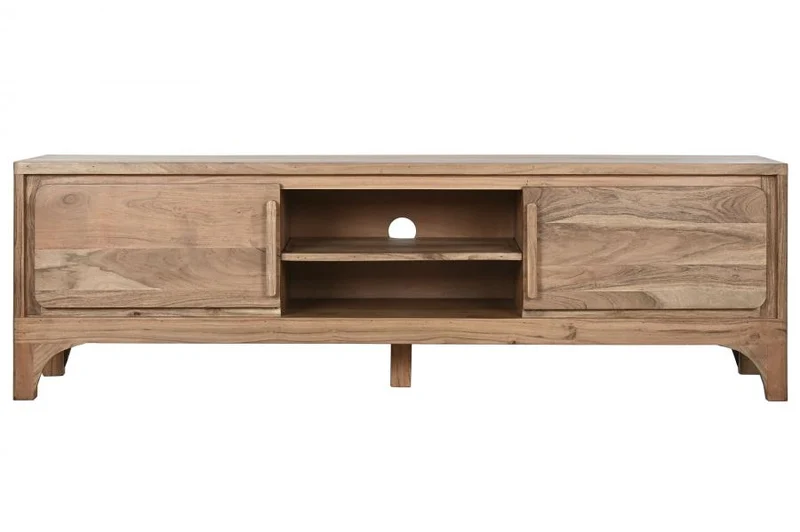 MUEBLE TV ACACIA 160X40X50 MARRON CLARO
