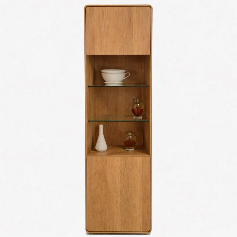 Vitrina de madera maciza roble Geneva 26 | NordicStory
