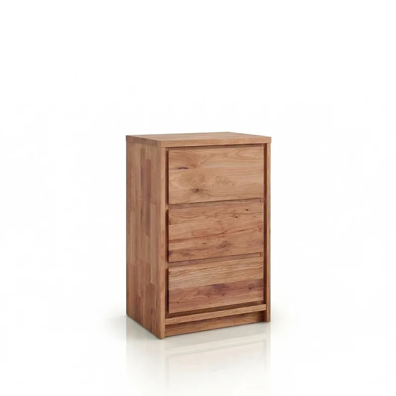 Mesa de noche de madera maciza de roble Oregon 30 | NordicStory