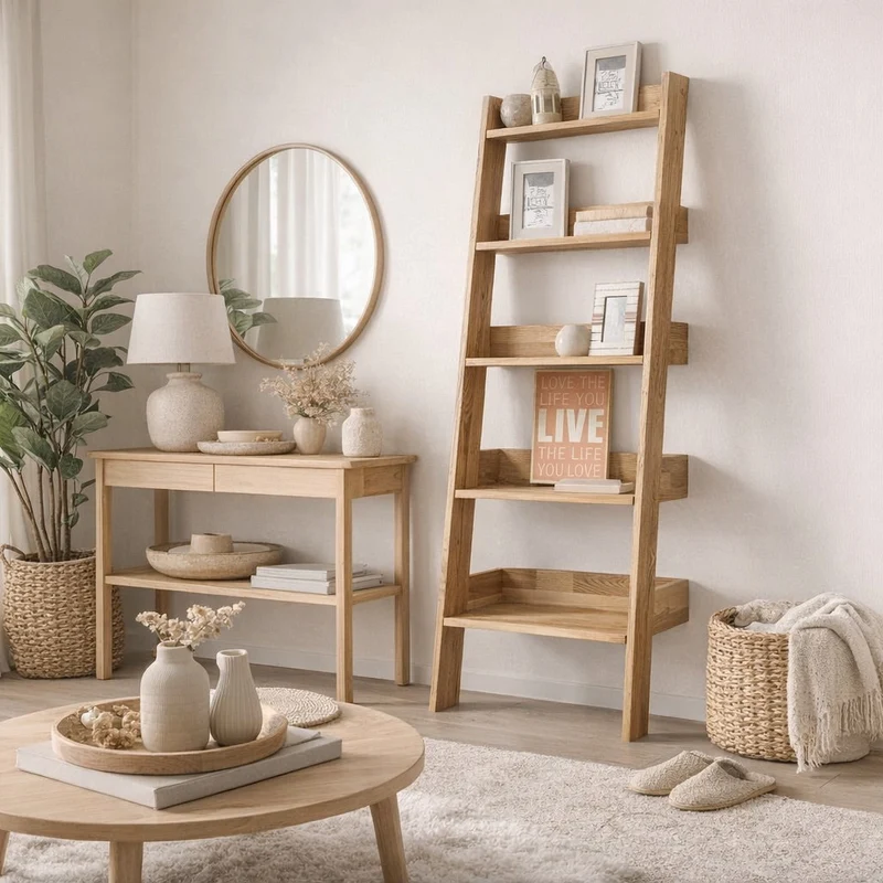 Estanteria de madera maciza roble Escandi Atelier | NordicStory