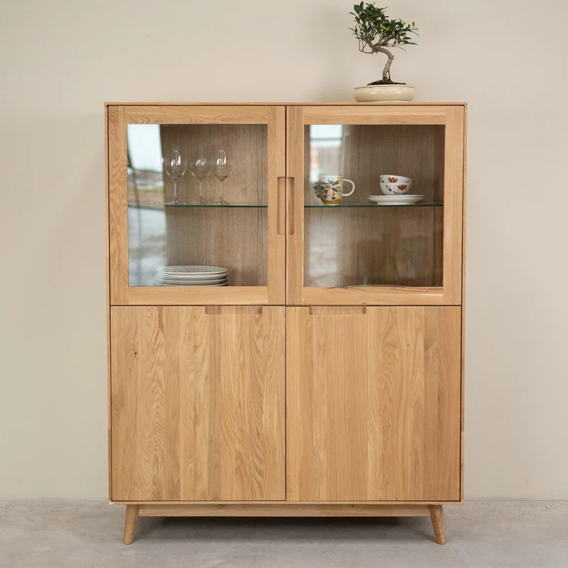 Vitrina de madera maciza roble Escandi Atelier | NordicStory