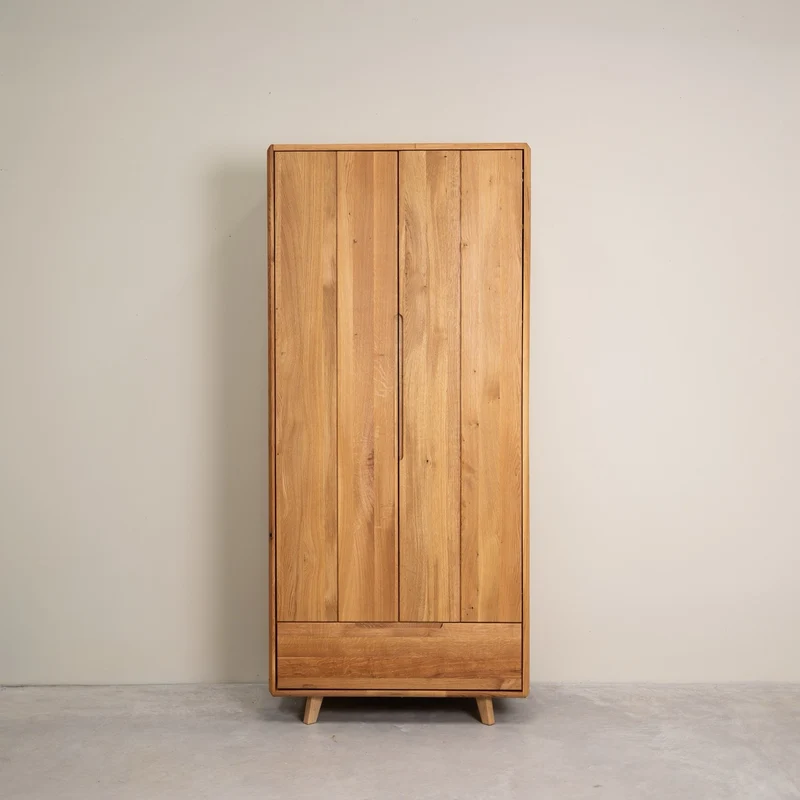 Armario para ropa de madera maciza roble Geneva | NordicStory