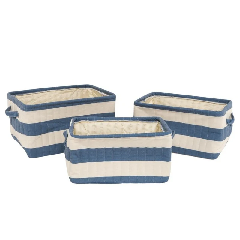 CESTA RAYAS AZUL MARINO