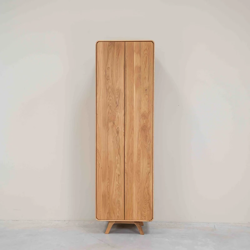 Armario de 2 puertas de madera maciza roble Geneva | NordicStory