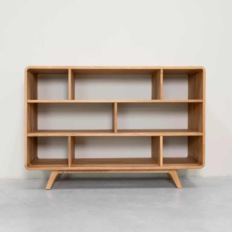 Libreria de madera maciza roble Geneva 1 | NordicStory