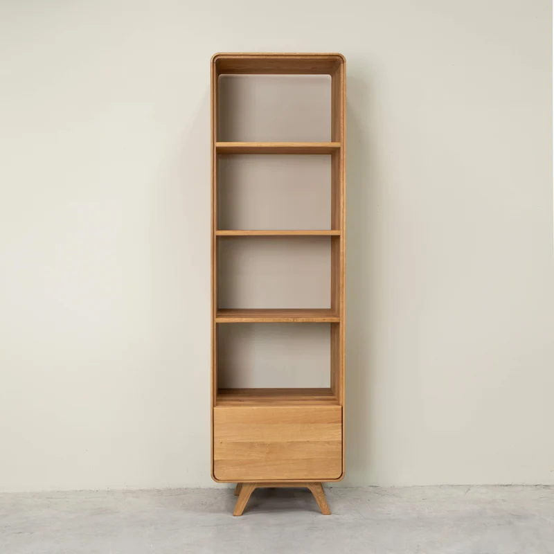 Vitrina de madera maciza roble Geneva 1 | NordicStory