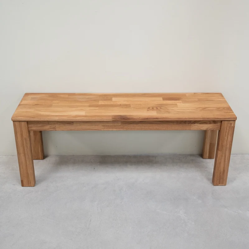 Banco de madera maciza de roble Mauritz 4 | NordicStory