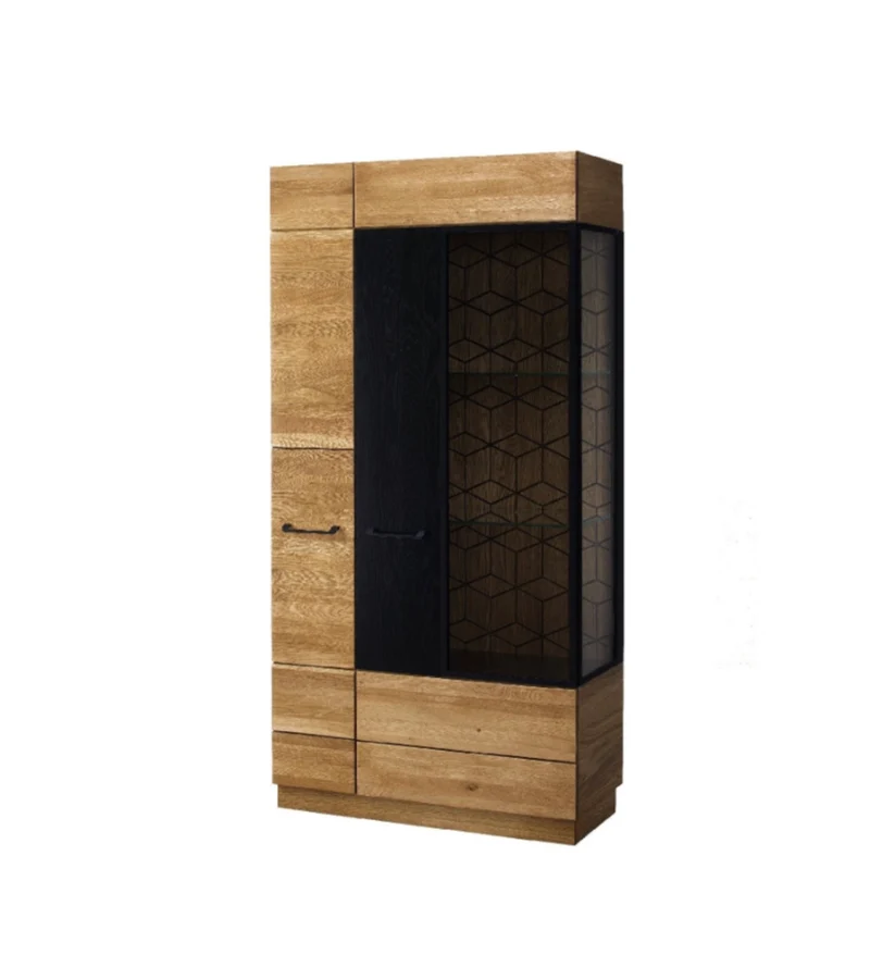 Vitrina madera de roble MOZAIK 12 | LoftStory