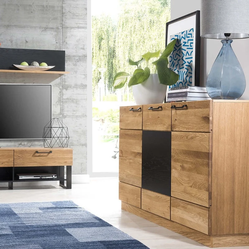 Aparador madera de roble MOZAIK 45 | LoftStory