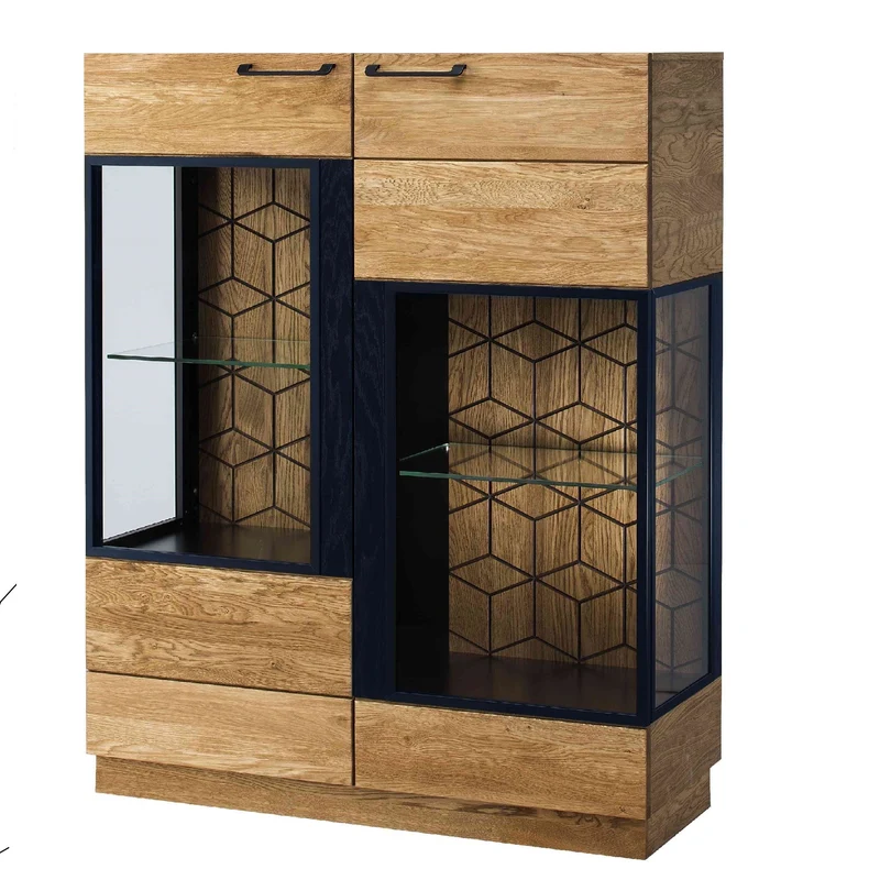 Vitrina madera de roble MOZAIK 15 | LoftStory