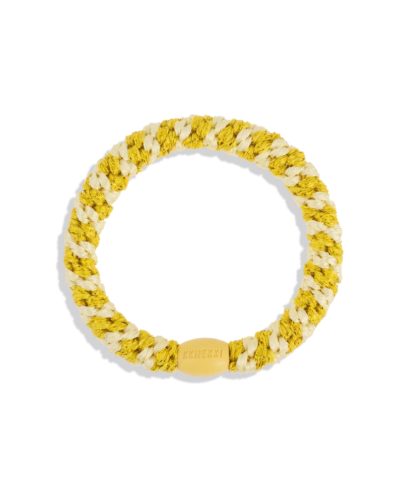 KKNEKKI LIGHT YELLOW SUN GLITTER STRIPE
