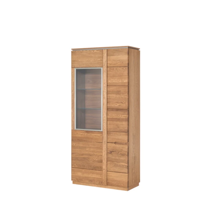 Vitrina madera maciza de roble MONTENEGRO 12 | LoftStory