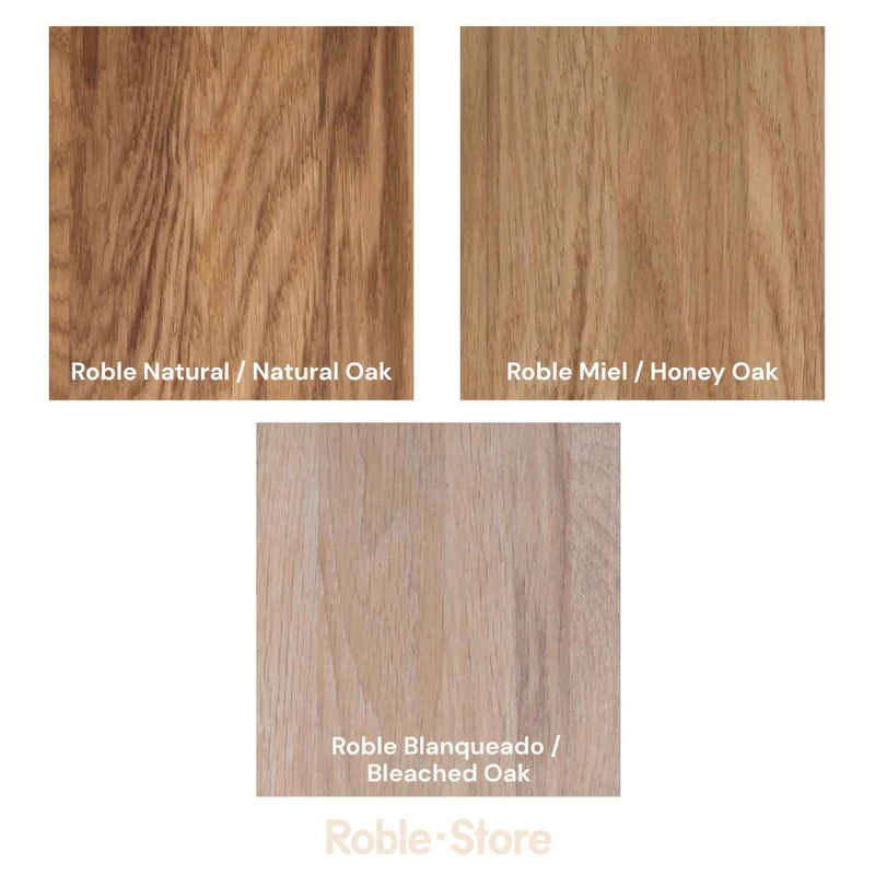 Muestras de color de madera maciza de roble | NordicStory