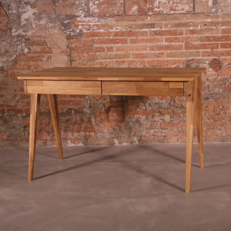 Mesa escritorio de madera maciza de roble Berg | NordicStory